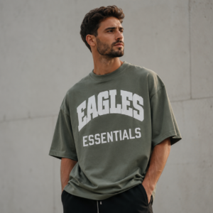 تیشرت باکسی Eagles Essentials، رنگ ماچا